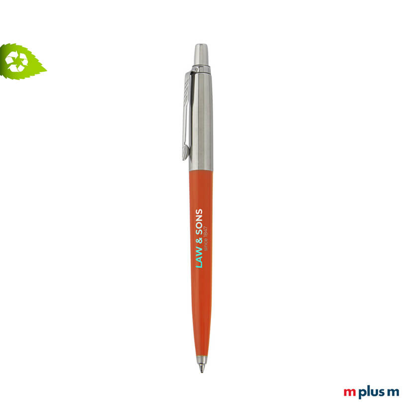 Parker Jotter Recycled Kugelschreiber Schwarze Mine