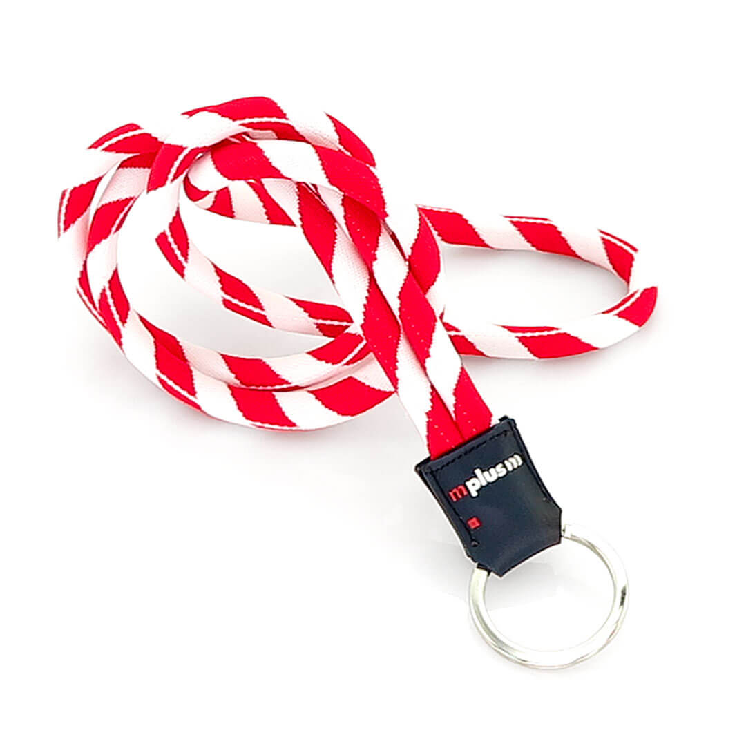 Schönes Lanyard aus runder Kordel und mit Logo Druck