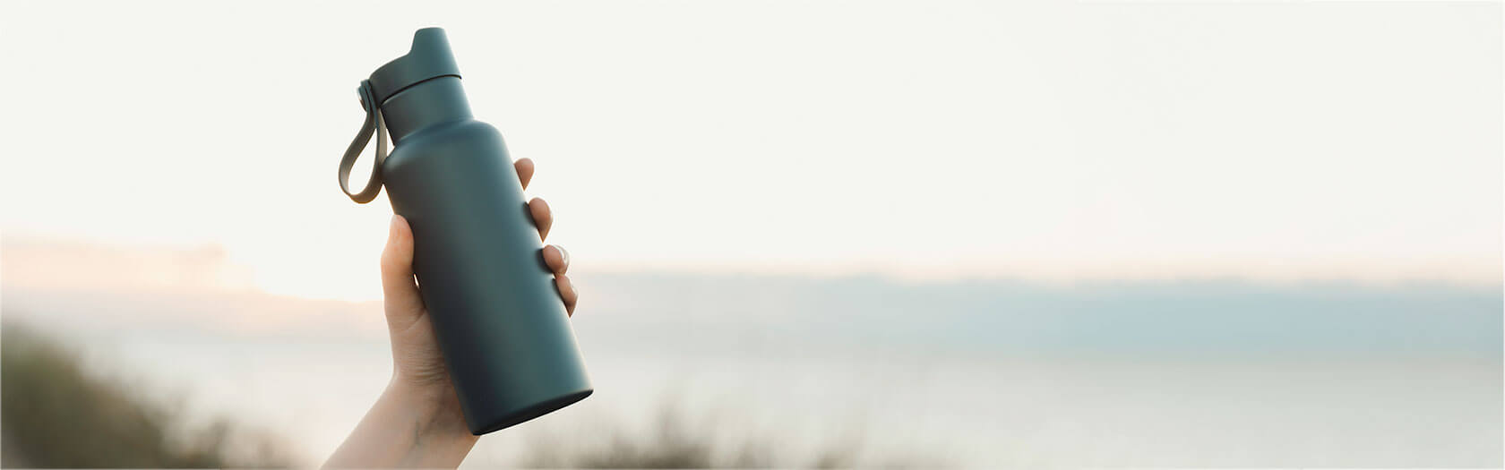 Schöne Balti Edelstahl Isolierflasche mit Logo bedrucken - Banner 