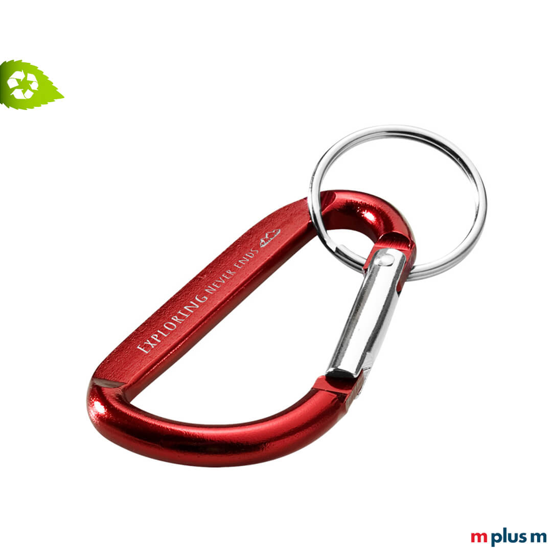 Karabiner Recycling Schlüsselanhänger