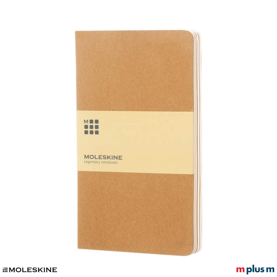 Moleskine Notizbuch Cahier Journal L in der Farbe Braun/Packpapier Braun