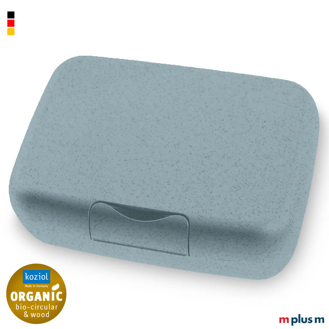 Koziol Candy Brotdose Größe L in der Farbe Hellblau/Flower Blue