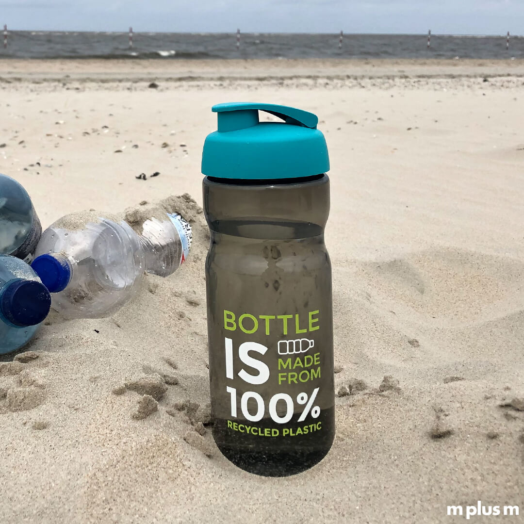 Recycling Trinkflasche aus Europa bedrucken