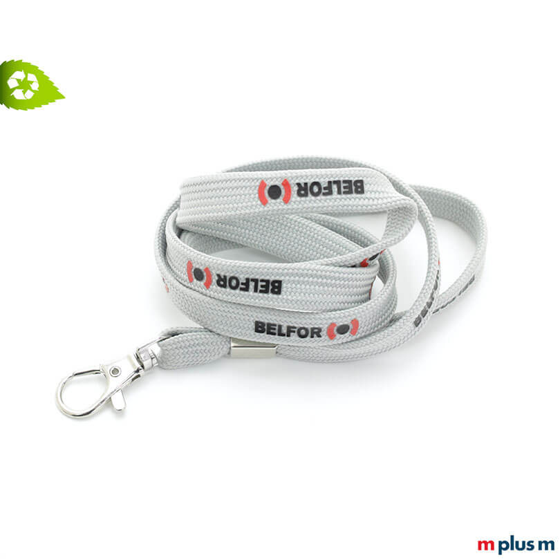 Günstiges Flexi Loop Schlauchband Lanyard mit Logo bedrucken