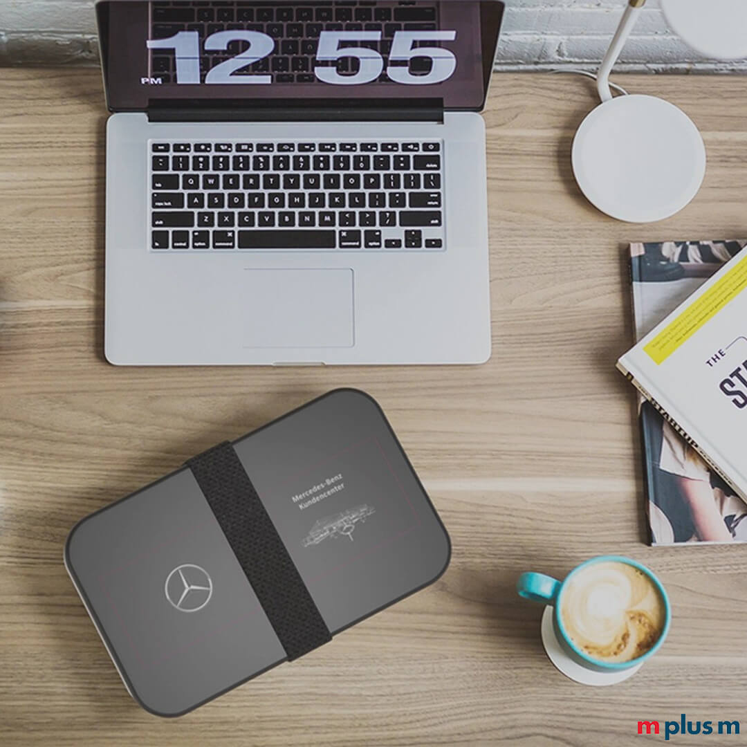 Umweltfreundliche Brotbox für unterwegs ToGo mit Beispieldruck