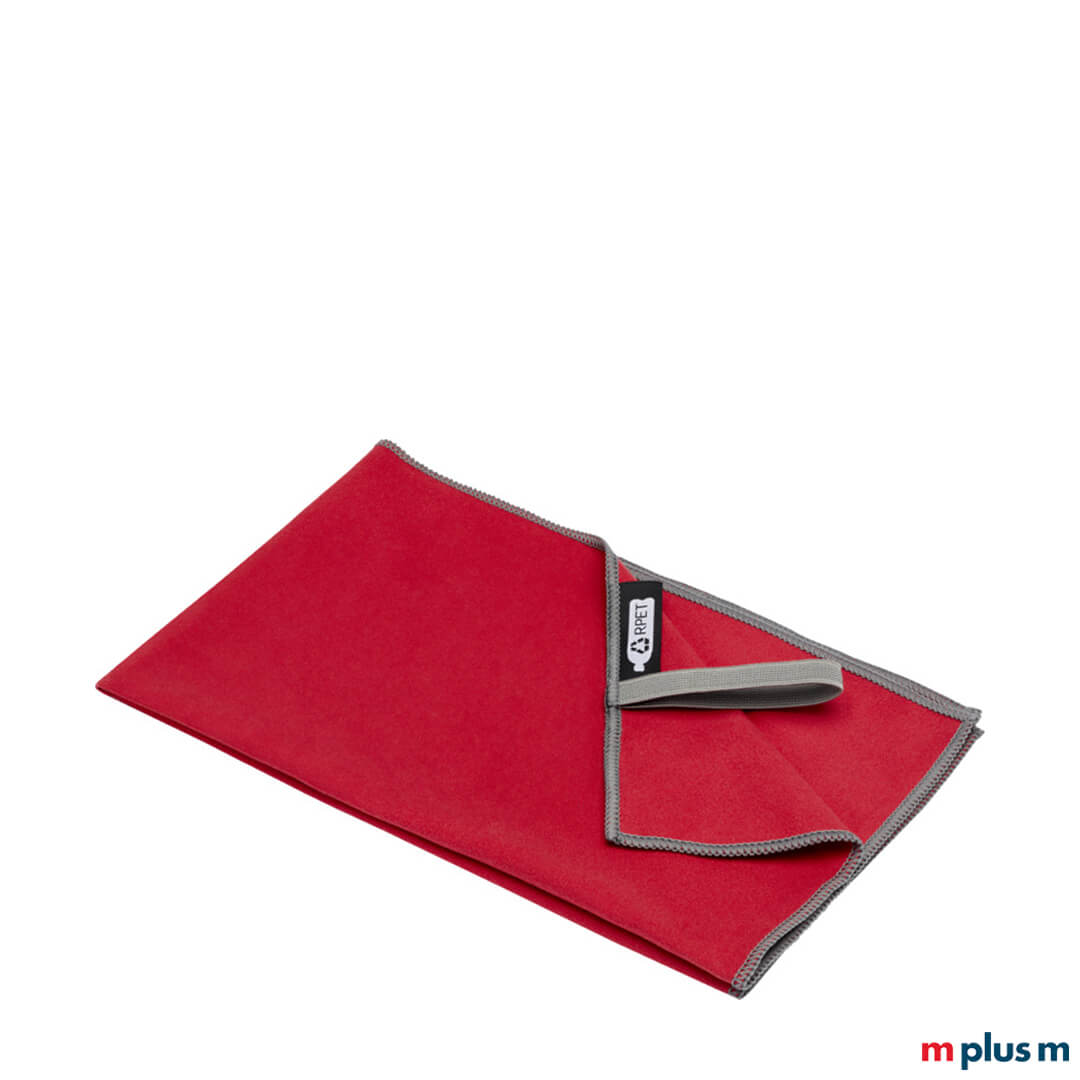 Pieter Small Handtuch in der Farbe Rot zum bedrucken