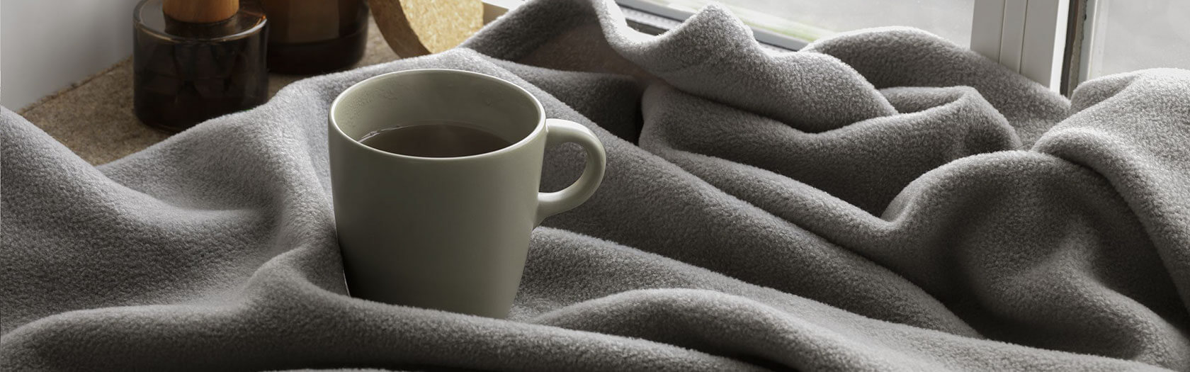 'Cosy' Fleece Decke - Banner 