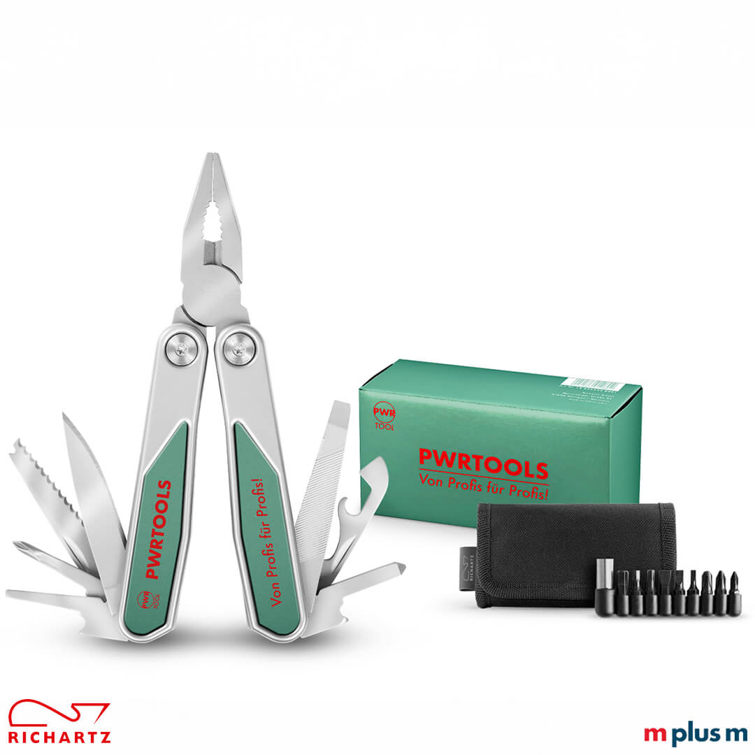 Richartz Protool Werkzeug als Alltagsbegleiter mit vielen Gadgets - Beispieldruck