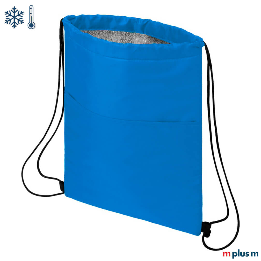 Thermo Sportbeutel Cool Sports in Blau als Give Away