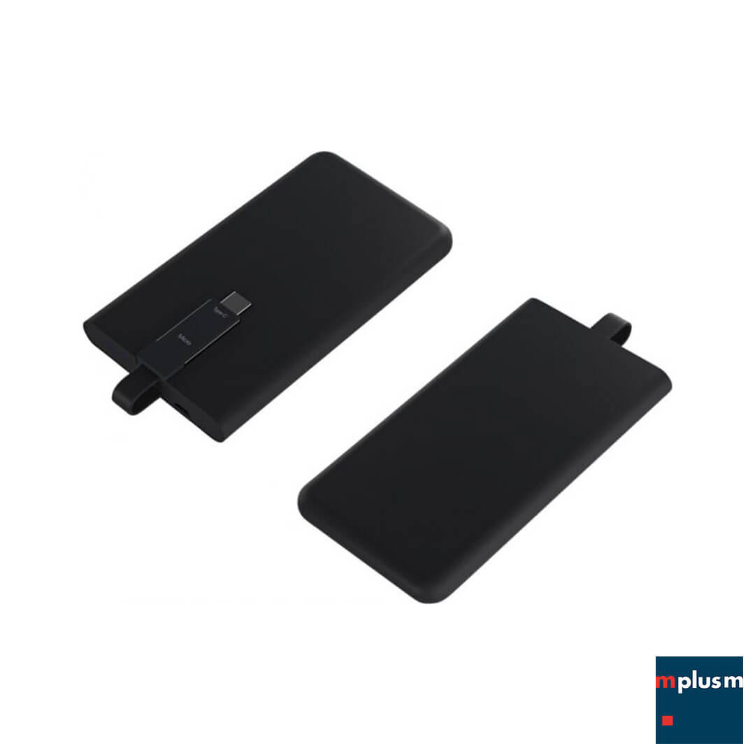 'Bright' Solar-Powerbank mit Leuchtlogo