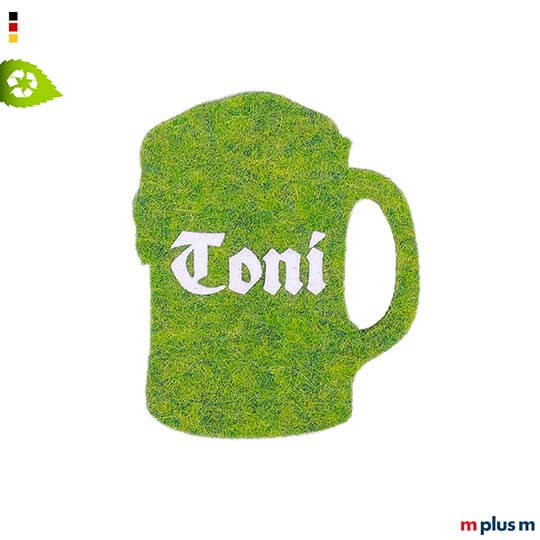 Filz Anstecker Maßkrug