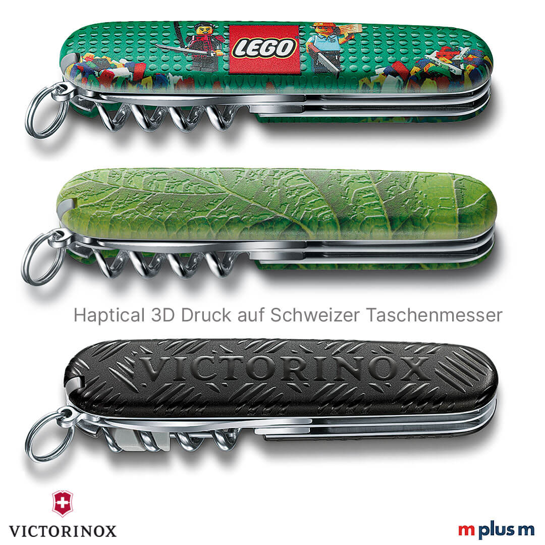 Haptic 3D Druck auf Schweizer Taschenmesser von Victorinox
