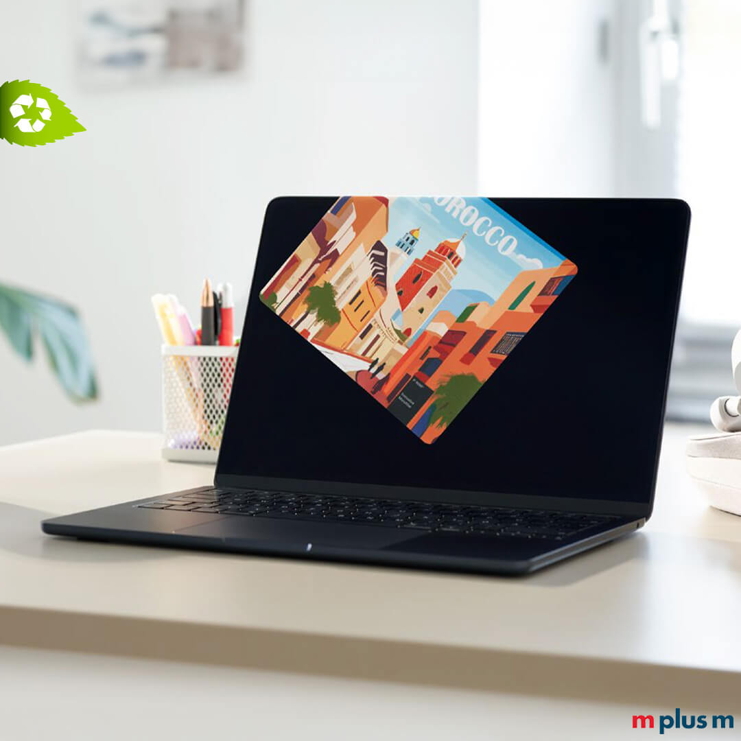 Mikrofaser Displaytuch aus Recycling PET 