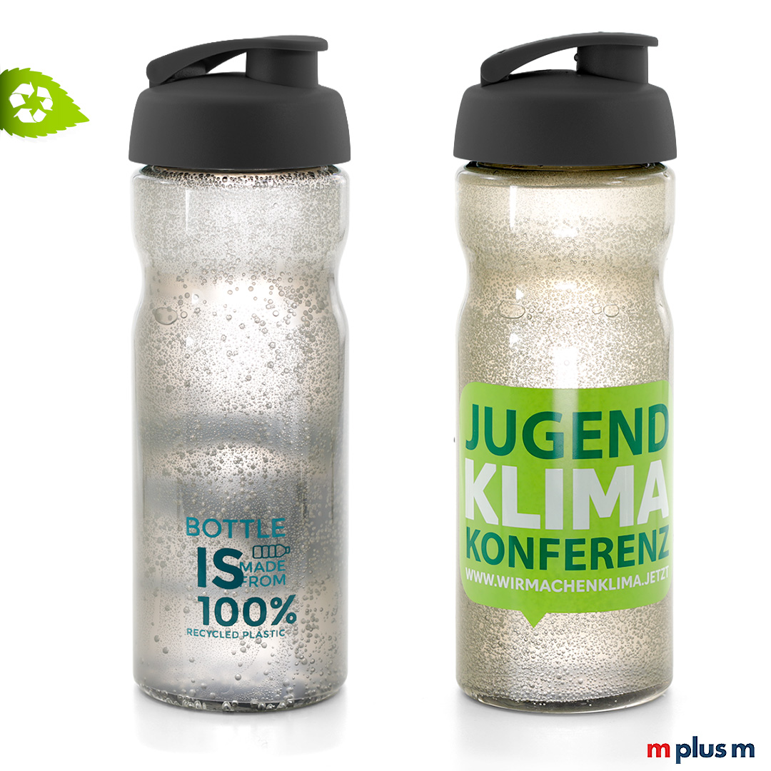Nachhaltige Trinkflasche aus 'Prevented Ocean Plastic' mit Logo bedrucken