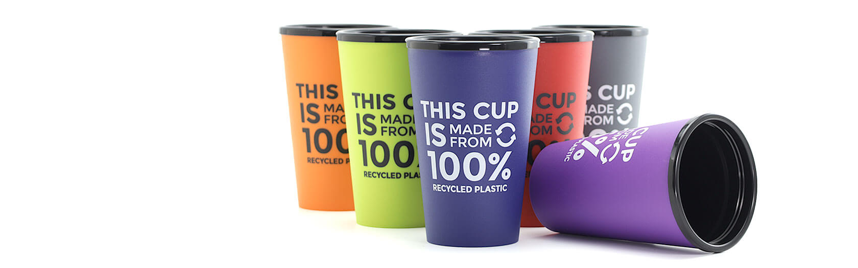 'Green Coffee Shop' Recycling Thermobecher - Banner 