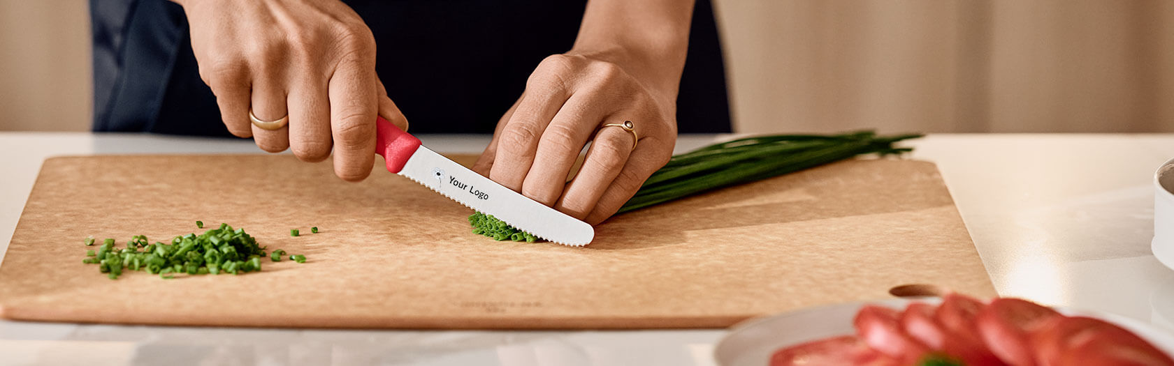 Victorinox Tomatenmesser mit Logo bedrucken - Banner 