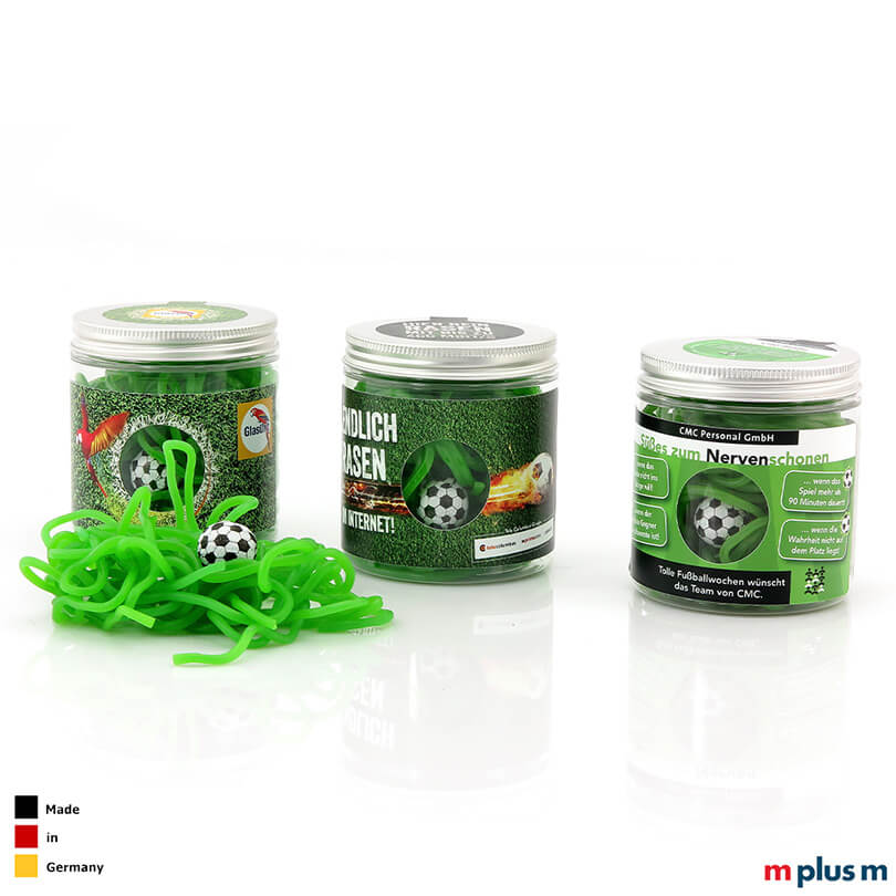 Essbarer Fußballrasen mit Logo bedrucken