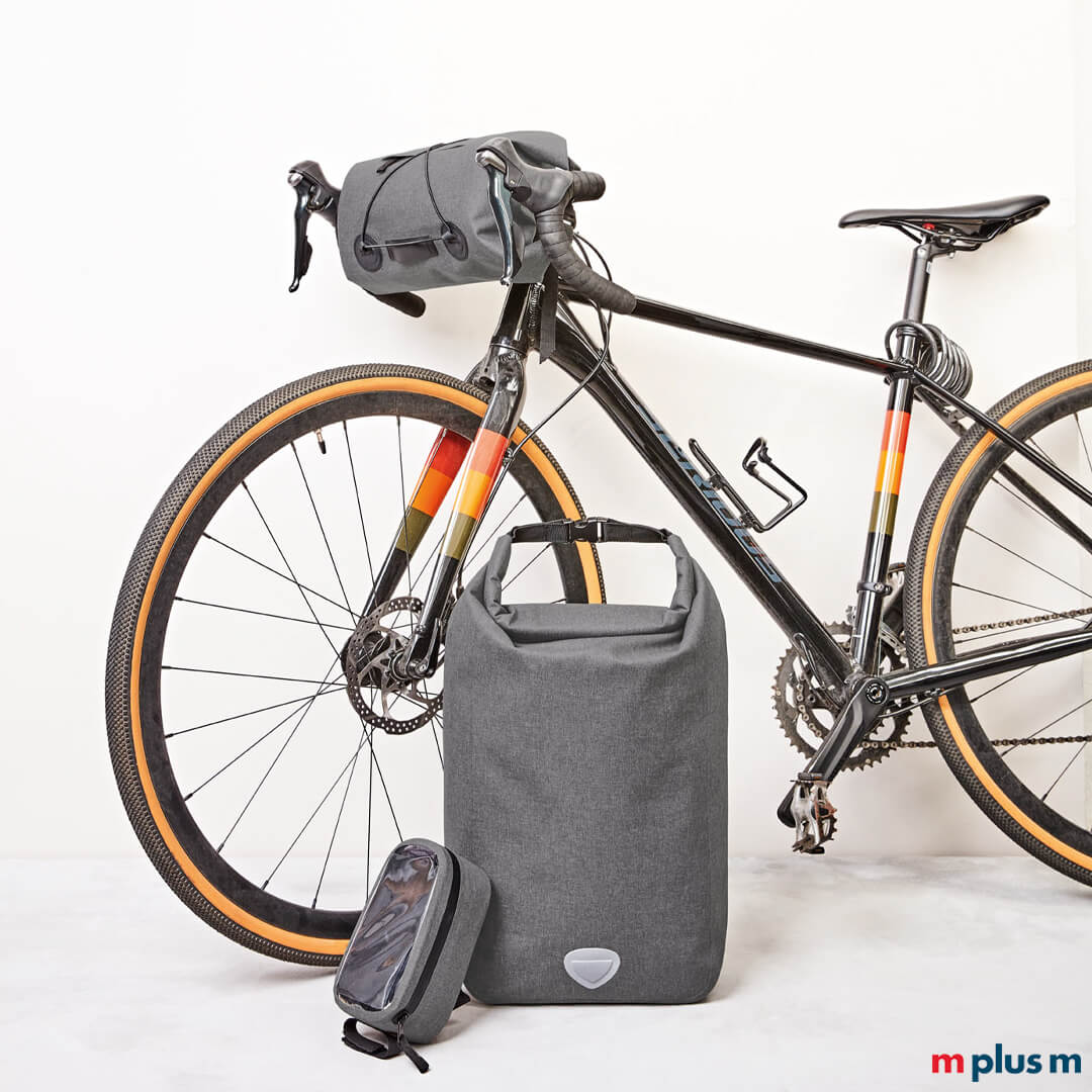Fahrrad Tasche mit Logo Motiv bedrucken als Giveaway