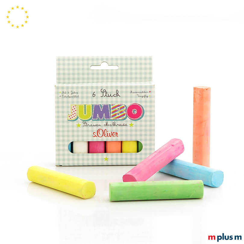 Hochwertige Straßenmalkreide als Giveaway aus Deutschland mit Logo Druck