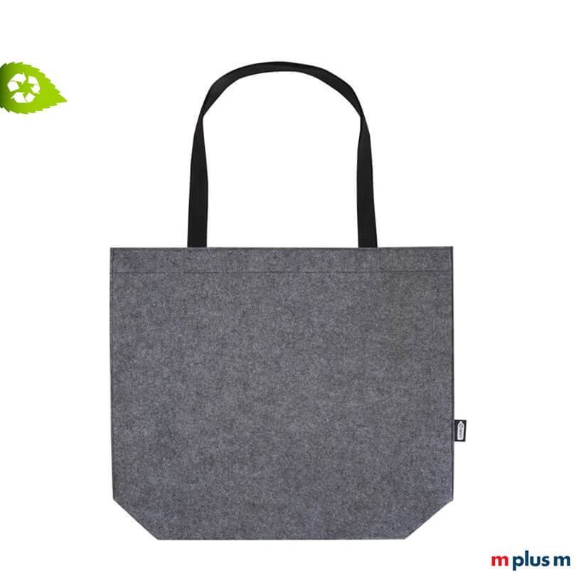 Große Einkaufstasche aus Recycling-Filz mit individuellem Logo bedrucken lassen – bereits ab 50 Stück bestellbar