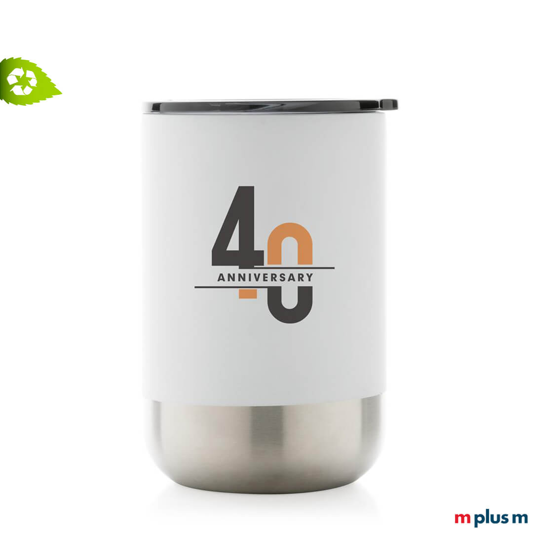 Becher mit eigenem Logo Druck als nachhaltiger Werbeartikel