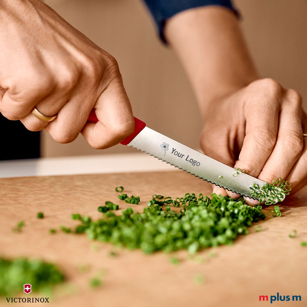 Victorinox Tomatenmesser mit Logo Gravur als preiswerter Werbeartikel