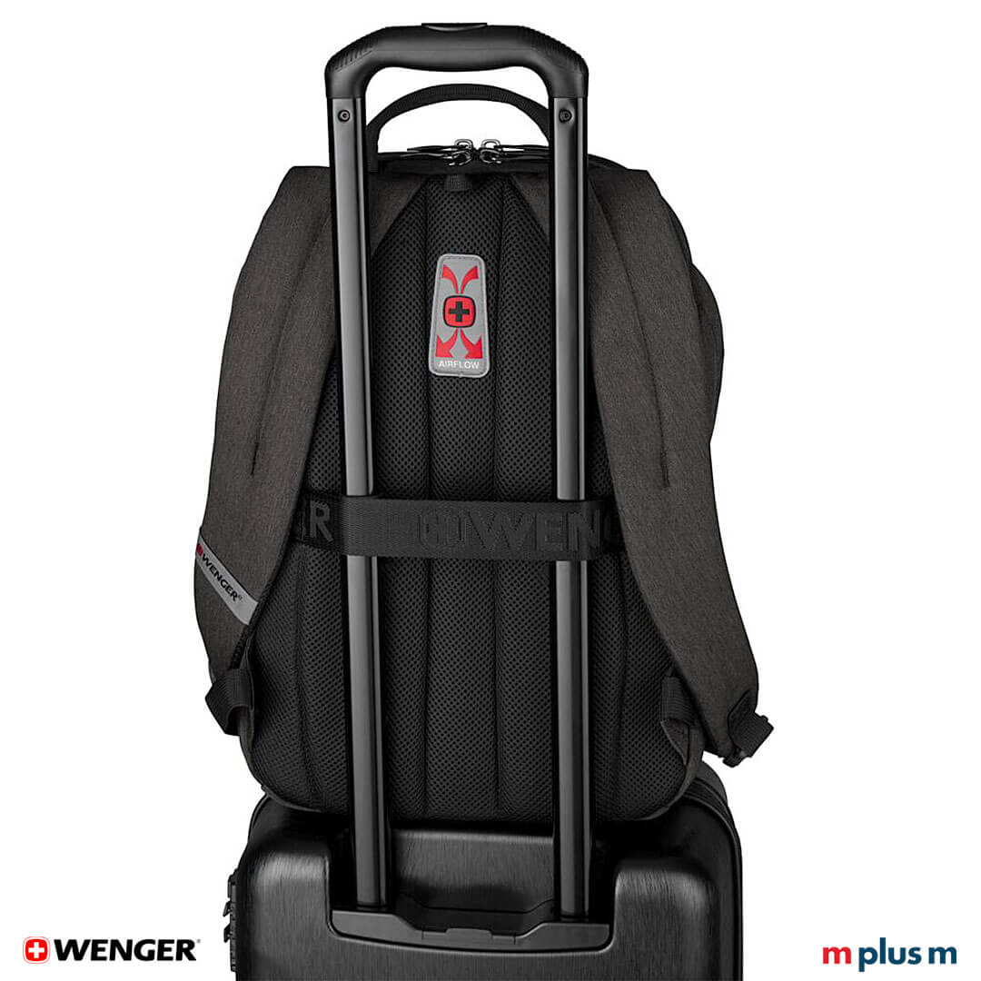 Mit Trolley Schlaufe: Wenger MX Light Laptop Rucksack