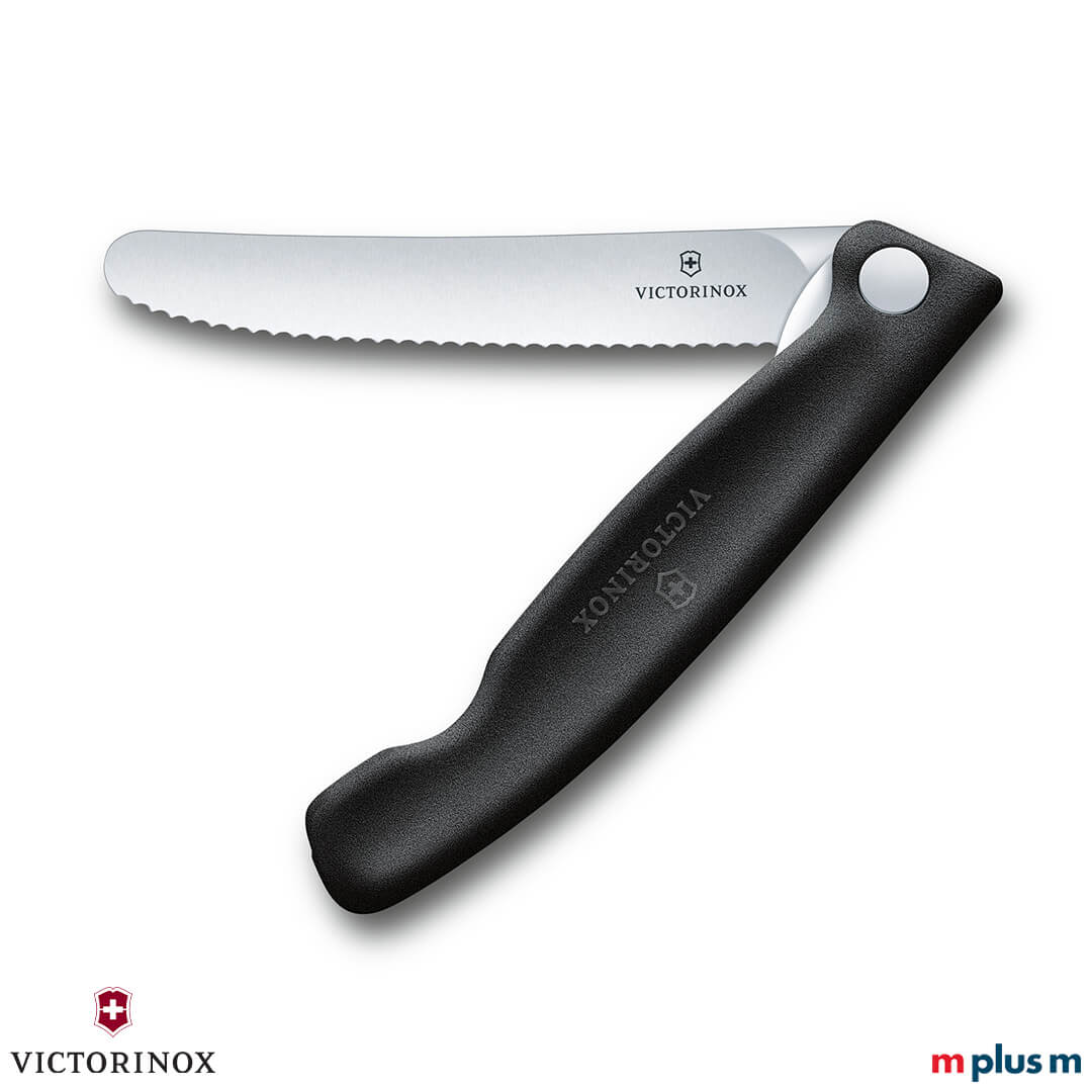 Victorinox Picknickmesser in Schwarz. Swiss Made