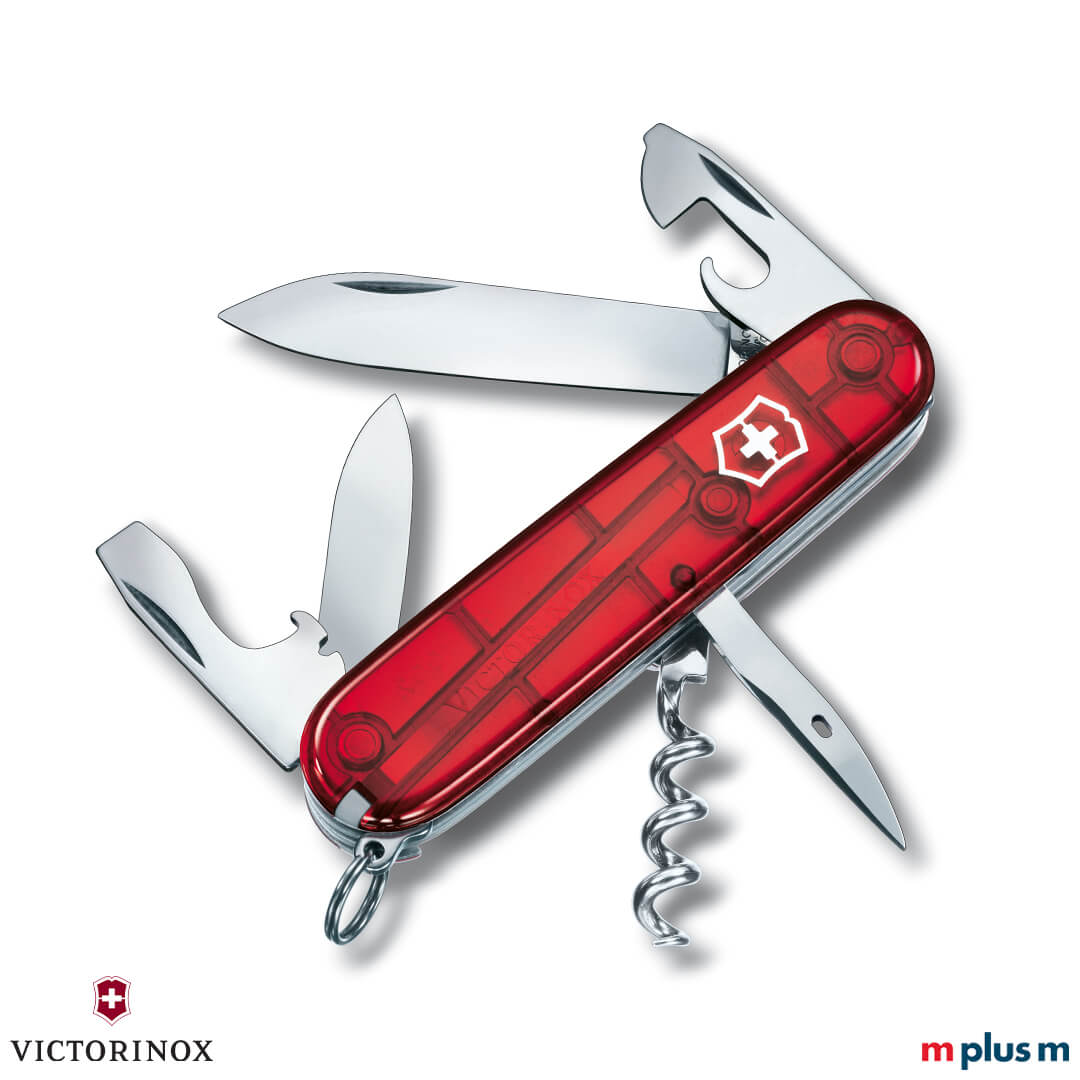 Victorinox Spartan Taschenmesser mit transparent roten Schalen