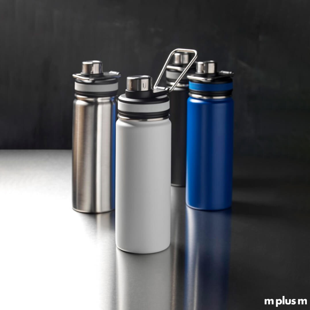 Nachhaltige Isolierflasche in vier Farben 