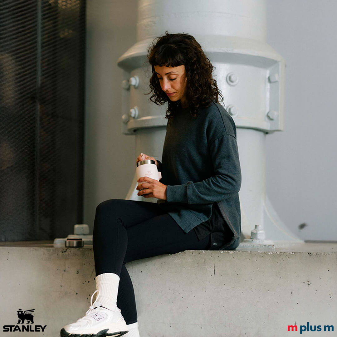 Stanley Legendary Food Jar mit Göffel aus recyceltem Edelstahl – hochwertig, mit Logo bedruckbar