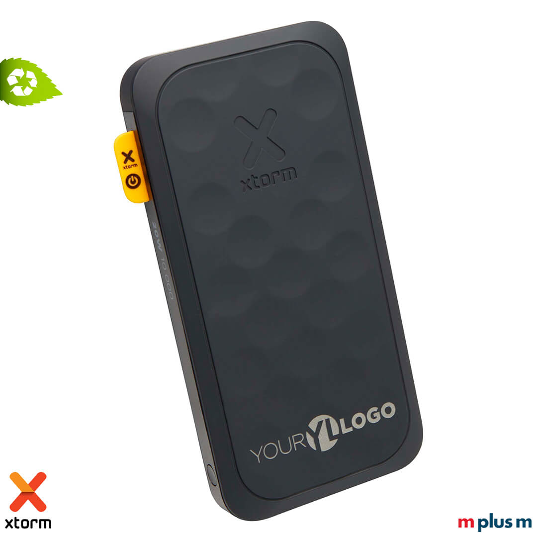 Mobile Powerbank FS510 Black Edition mit 20W USB-C PD, hochwertigem Recyclinggehäuse und zuverlässiger Energie unterwegs