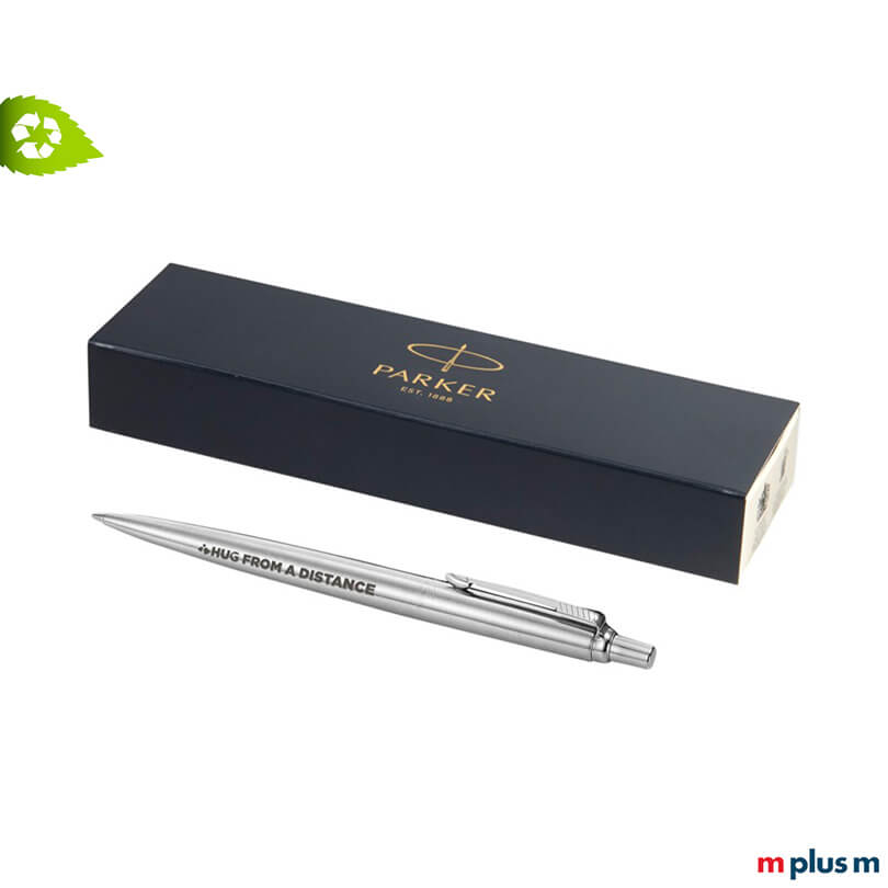 Parker Jotter Edelstahl Kugelschreiber Blaue Mine