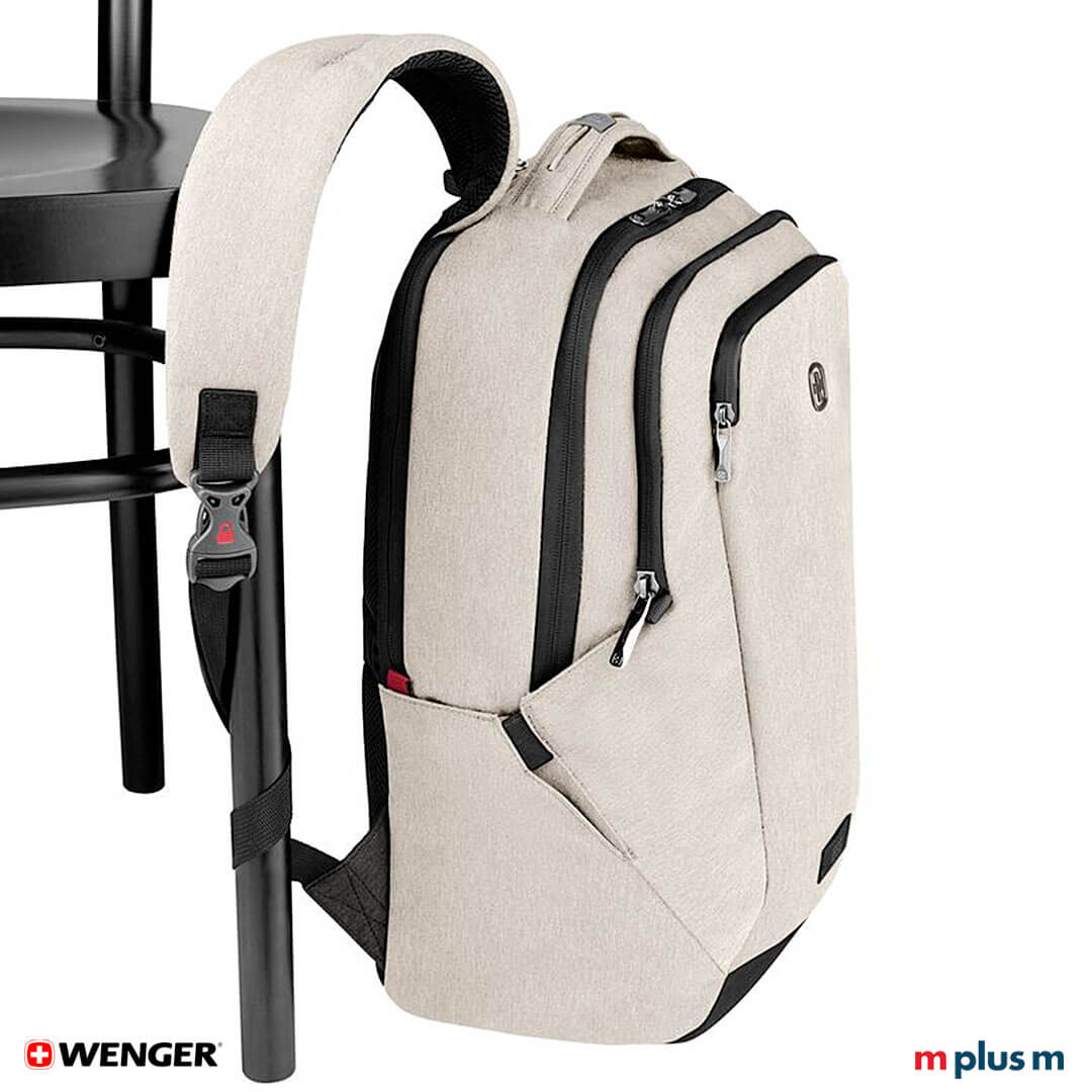 Diebstahlschutz am Wenger MX Light Laptop Rucksack