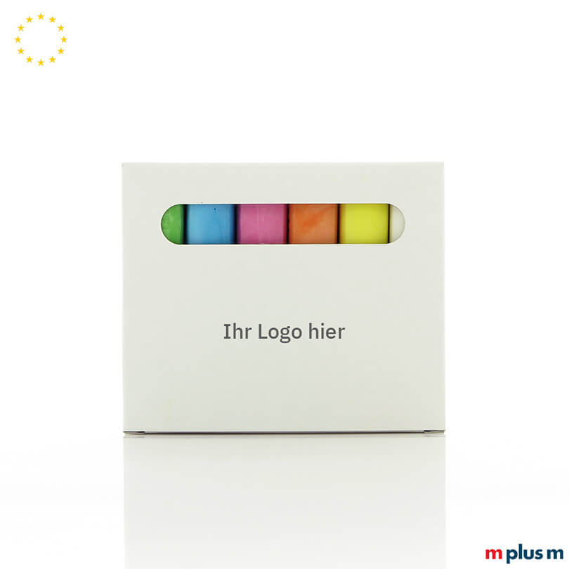 Hochwertige Straßen-Malkreide als Werbeartikel