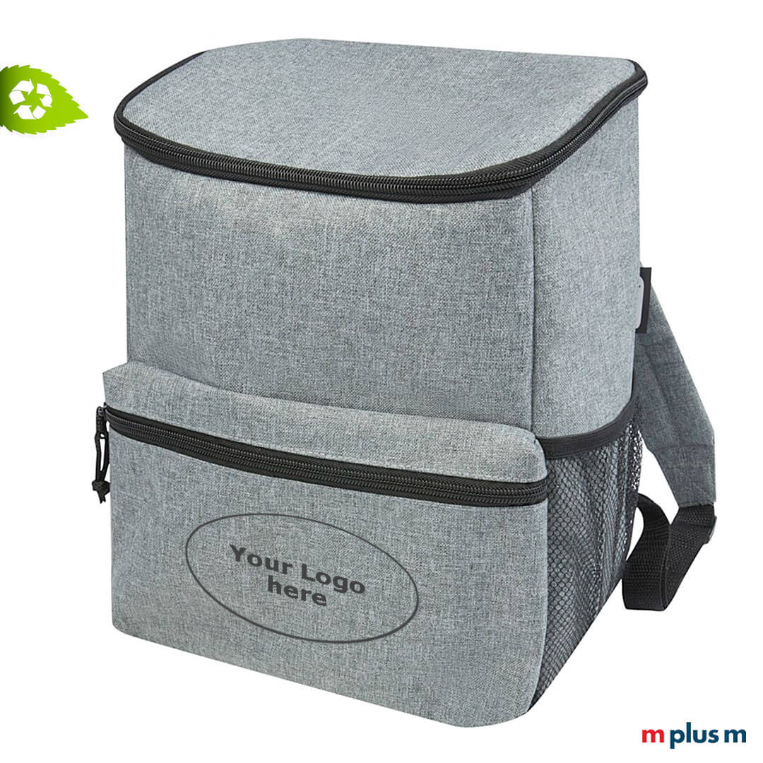 Kühlrucksack aus PET Recycling Material. Als Werbeartikel mit Logo zu bedrucken
