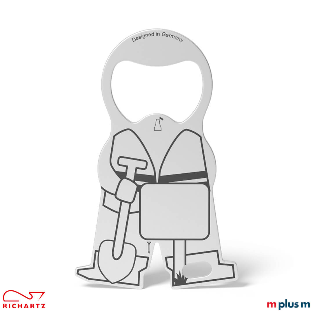 karl builder: Einkaufswagenlöser mit Bauarbeiter Motiv als Schlüsselanhänger und günstiges Giveaway