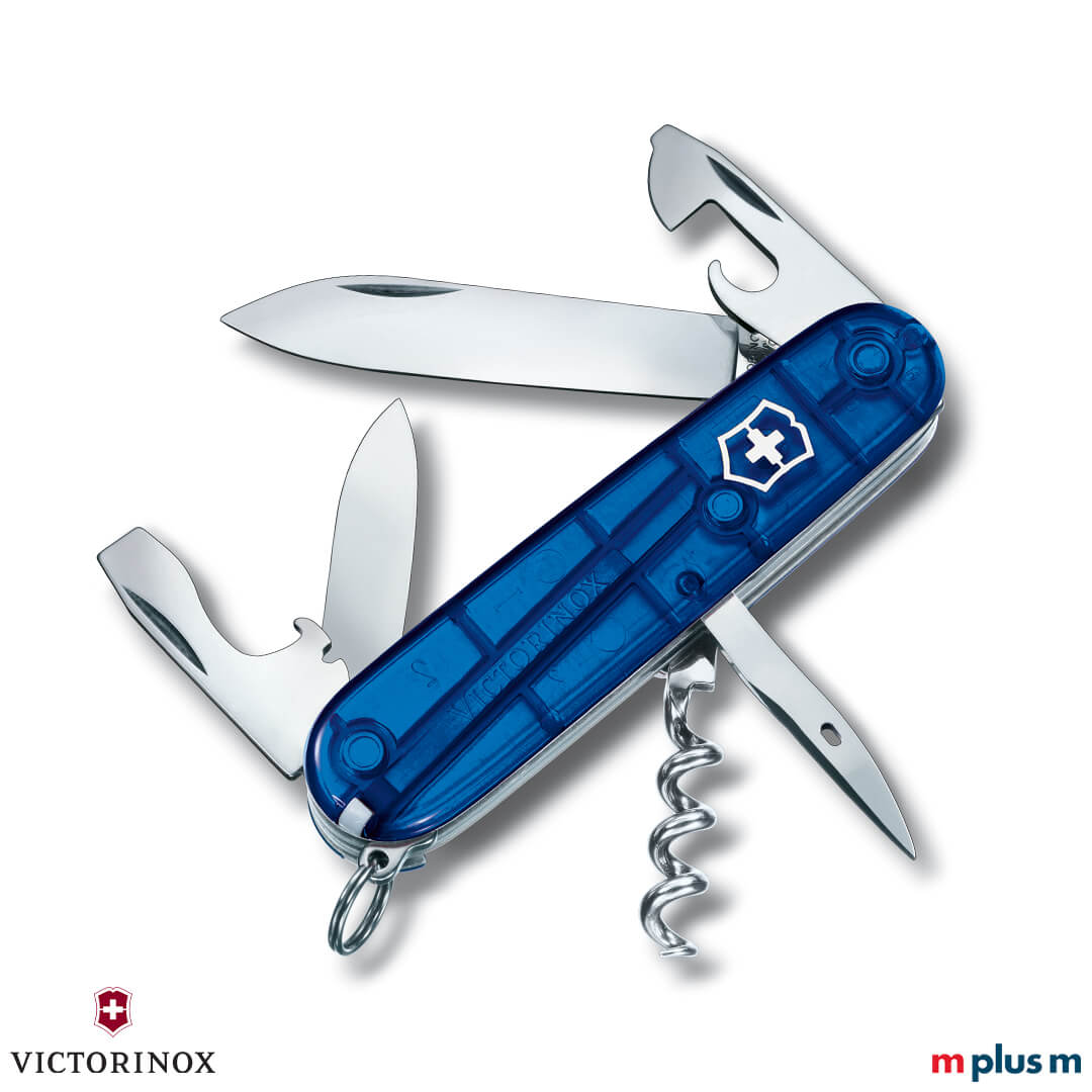 Victorinox Spartan Taschenmesser mit transparent blauer Schale