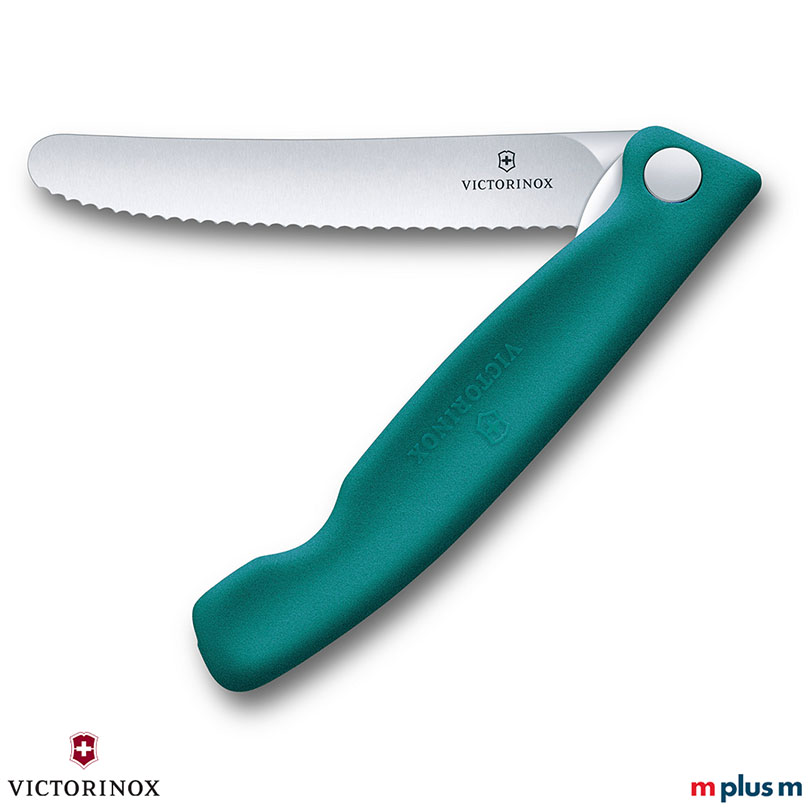 Victorinox Picknickmesser in Grün. Swiss Made