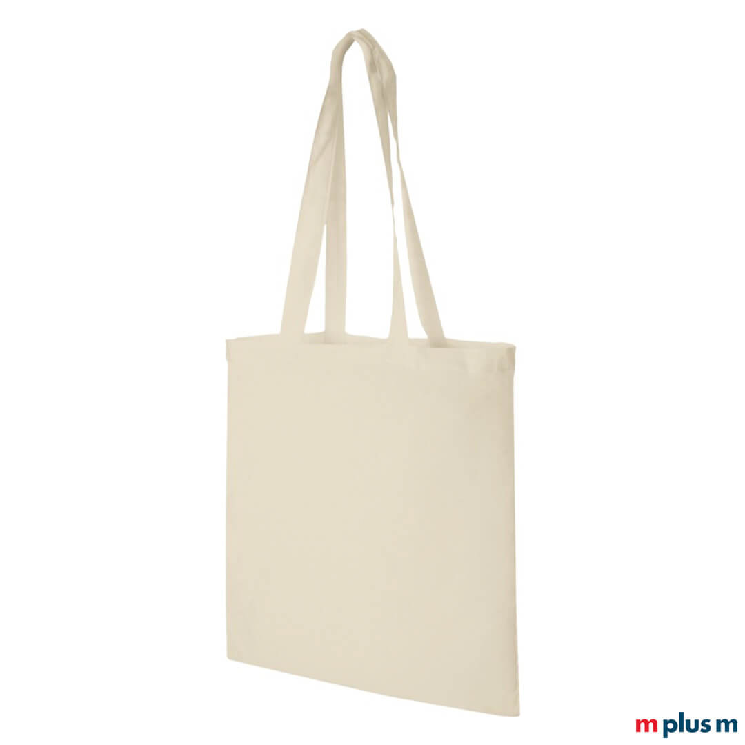 Caro 100 Baumwolltasche, 38 x 42 cm, naturfarben, OEKO-TEX® zertifiziert