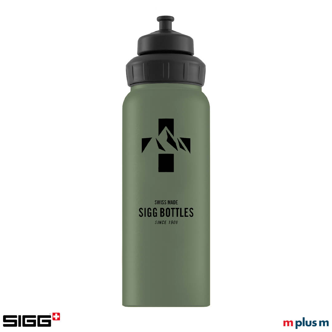 Nachhaltige Trinkflasche von Sigg in grün als Werbeartikel bedrucken