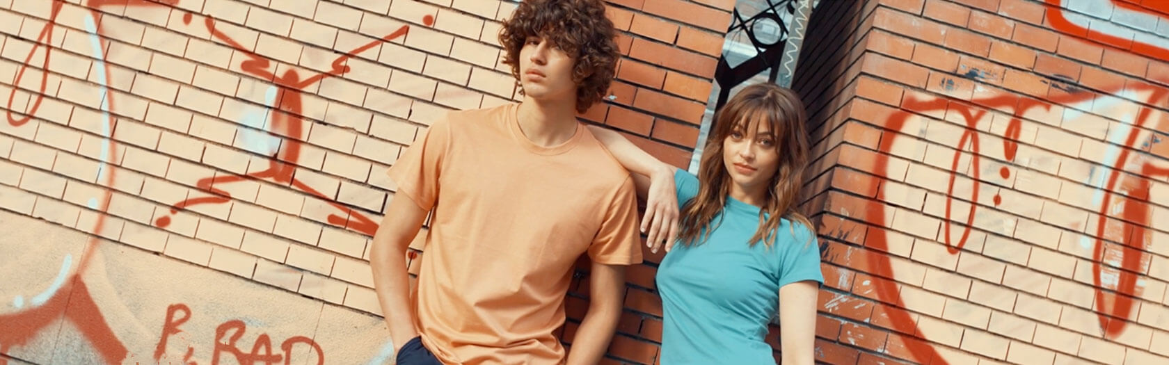 Bio 🌱 Baumwolle Herren T-Shirt Roly Breda bedrucken - Banner 