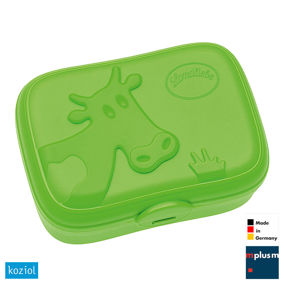Sonderanfertigung Mehrweg Brotzeitbox Basic von Koziol als Werbeartikel