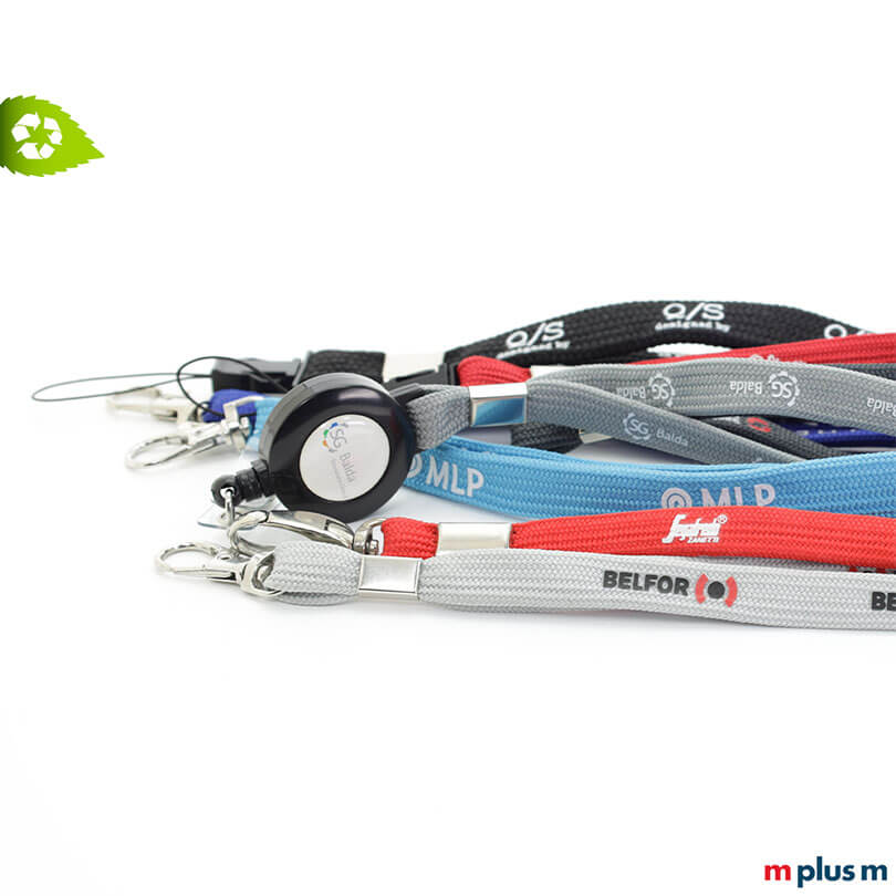 Schlauchband Lanyards als günstige Werbeartikel mit Logo bedrucken