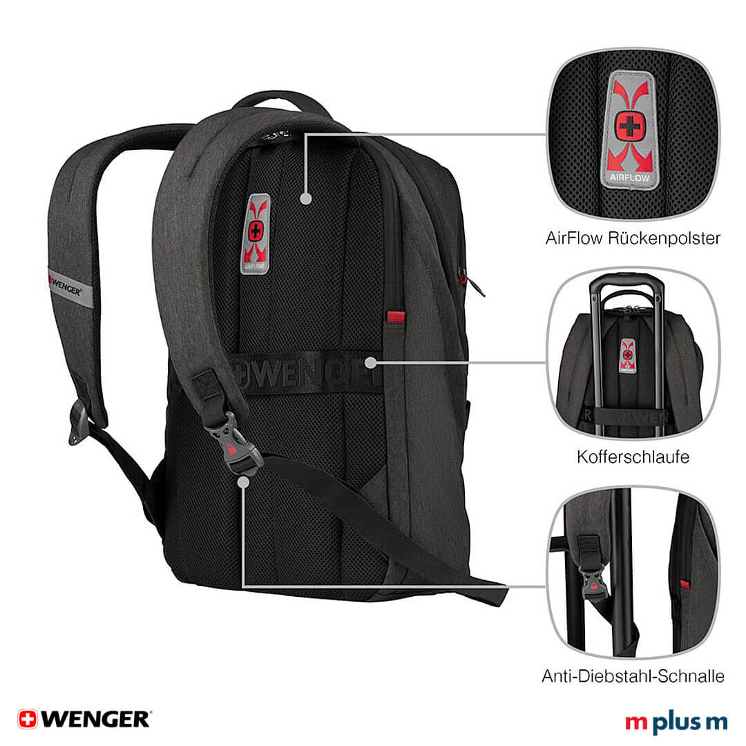 Superpraktisch: Wenger MX Light Laptop Rucksack für Mitarbeiter