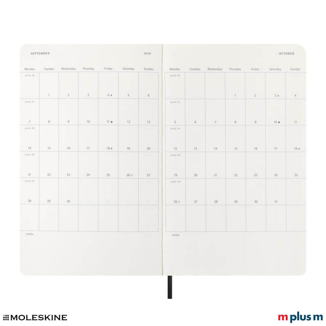 Tageskalender L 2026 Moleskine Softcover