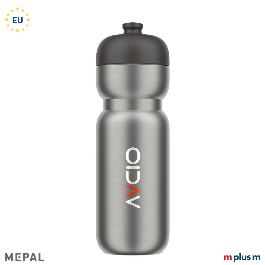 Mepal Edelstahl Fahrrad Trinkflasche Pull 800 mit Logo bedrucken