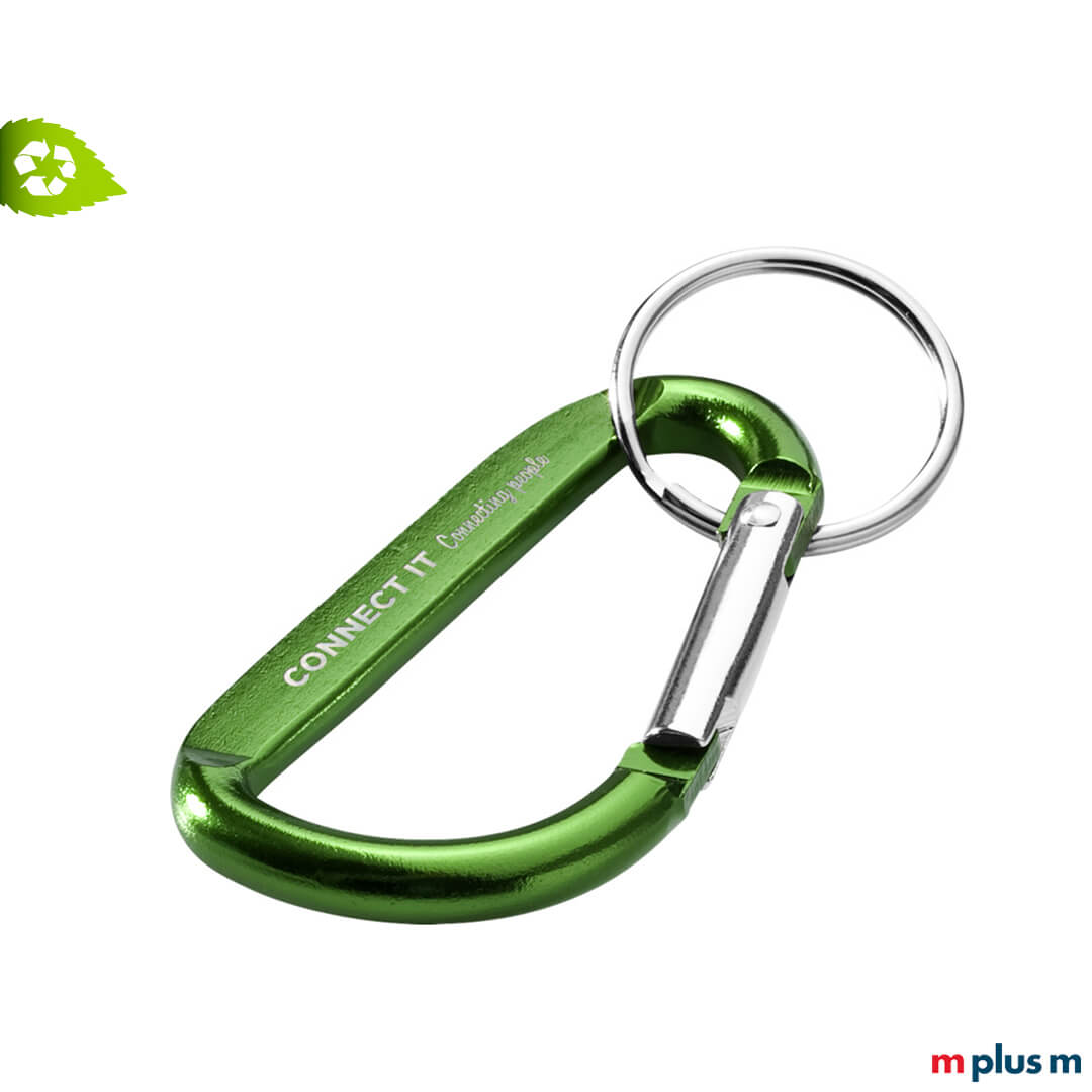 Karabiner Recycling Schlüsselanhänger