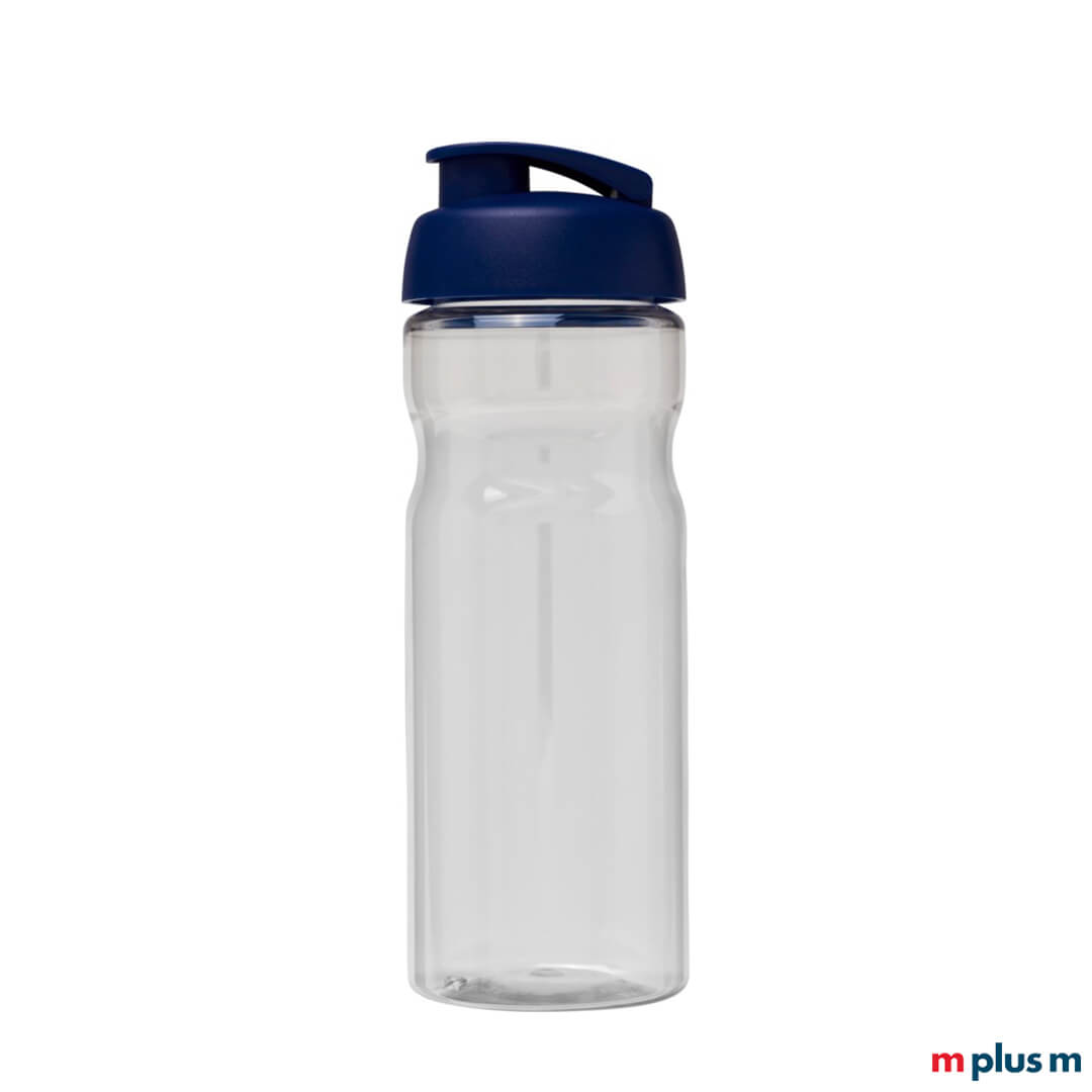 Umweltfreundliche Mehrweg-Flasche in blau