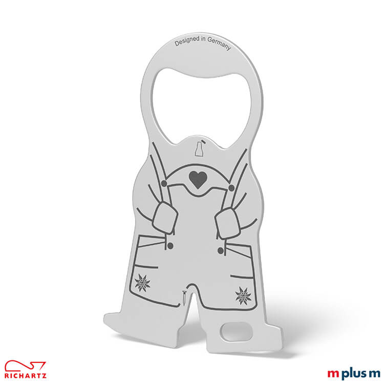 Schöner und günstiger Streuartikel: Der Einkaufswagenlöser karl lederhosen von Richartz